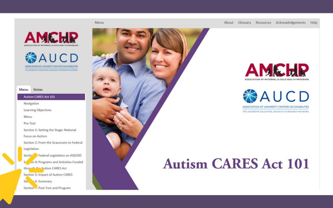 AMCHP Unveils New Autism Learning Module