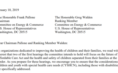 AMCHP Urges House Energy & Commerce Committee to Address Children & Youth with Special Health Care Needs