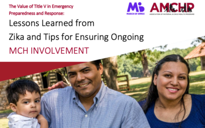 The Value of Title V in Emergency Preparedness and Response