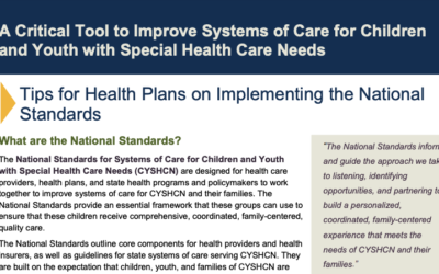 Tips for Health Plans on Implementing the National Standards