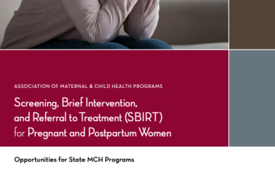 Screening, Brief Intervention, and Referral to Treatment (SBIRT) for Pregnant and Postpartum Women: Opportunities for State MCH Programs