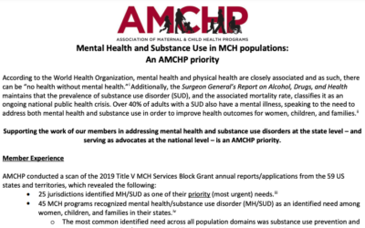 AMCHP Mental Health Talking Points