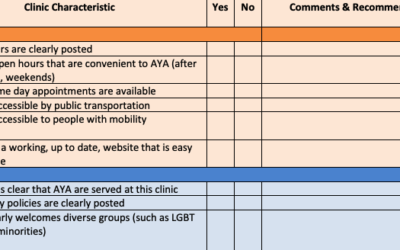 Youth Friendly Clinic Guide and Assessment Tool