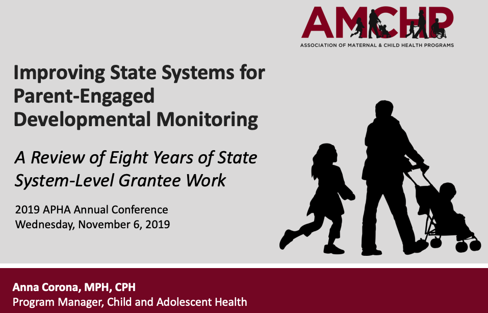 State Systems for Parent-Engaged Developmental Monitoring: A Review of ...