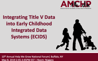 Integrating Title V Data into Early Childhood Integrated Data Systems (ECIDS) at the Help Me Grow Forum 2019