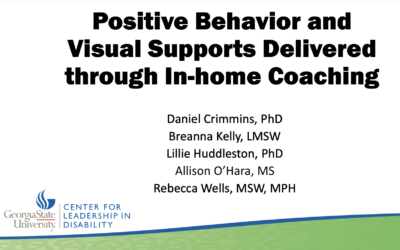 Positive Behavior and Visual Supports Delivered Through In-Home Coaching