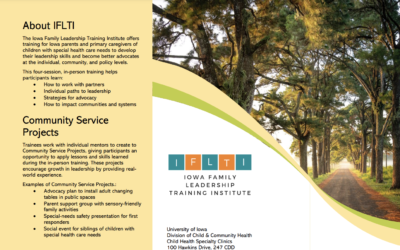 Iowa Family Leadership Training Institute Brochure