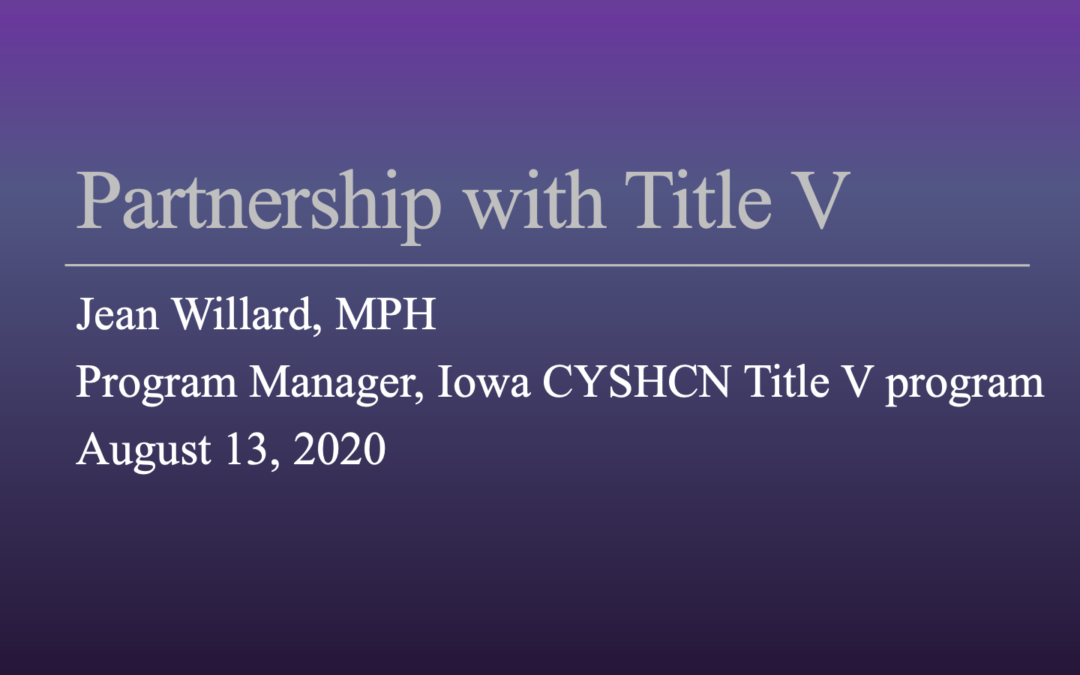 Partnership with Title V