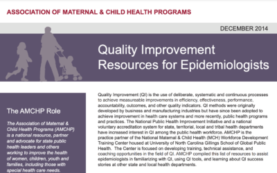 Quality Improvement Resources for Epidemiologists