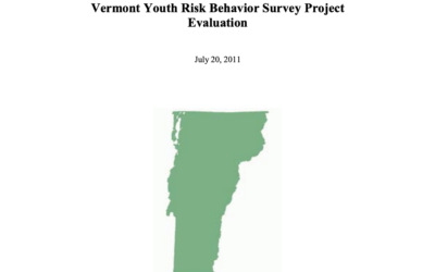 Getting to Y: Vermont Youth Risk Behavior Survey Project Evaluation
