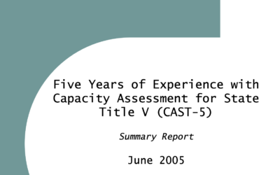 Capacity Assessment for State Title V (CAST-5)