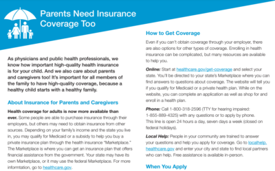 Parents Need Insurance Coverage Too