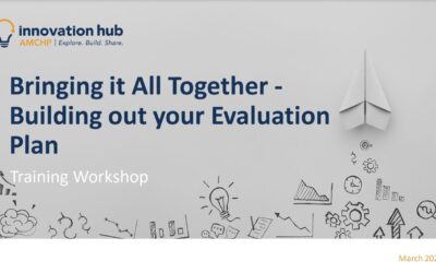 Building out your Evaluation Plan: Mar 2022 CELC Training Webinar