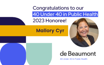 AMCHP Staff Member Mallory Cyr Recognized by the de Beaumont Foundation as a Leader in Public Health