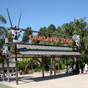 Oakland Zoo entrance