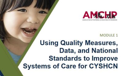 Using Quality Measures, Data, and National Standards to Improve Systems of Care for CYSHCN 