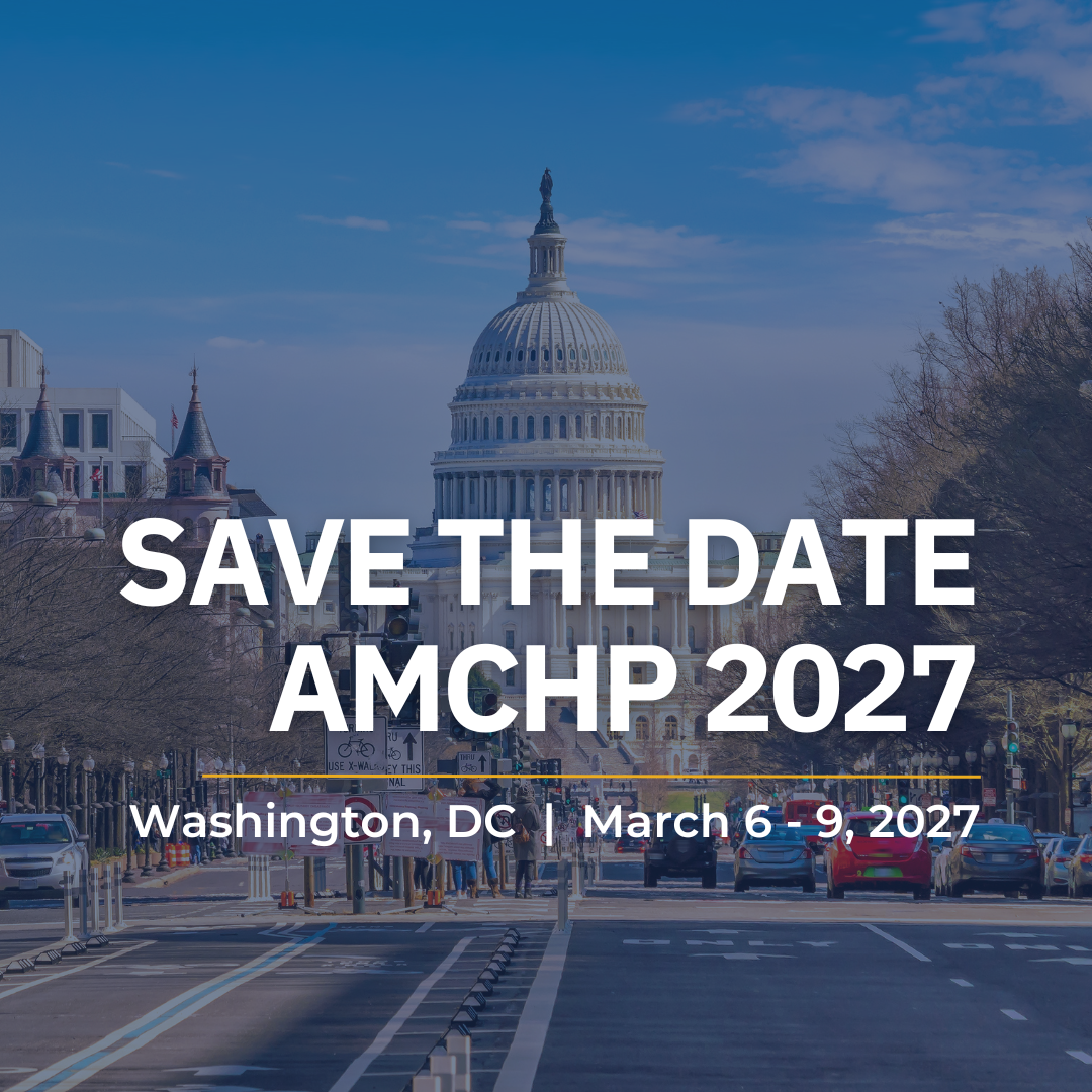 Graphic promoting to save the date for 2026 AMCHP Annual Conference in Washington, DC from March 6-9, 2027